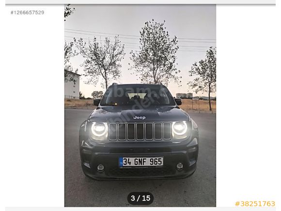 Sahibinden Jeep Renegade 1.5 e-Hybrid Limited 2023 Model İzmir