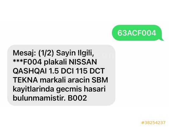 Sahibinden Nissan Qashqai 1.5 dCi Tekna 2020 Model 