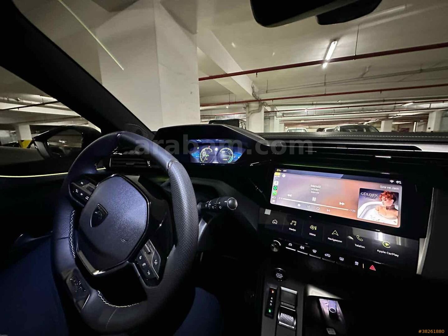 Sahibinden Peugeot e-308 GT 2024 Model Ankara 24.500 km Mavi (metalik) 5