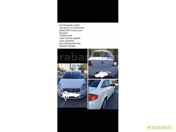 Sahibinden Fiat Linea 1.4 Turbo Dynamic 2011 Model 