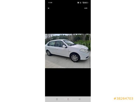 Sahibinden Renault Symbol 1.2 Expression 2012 Model  164000 km Beyaz