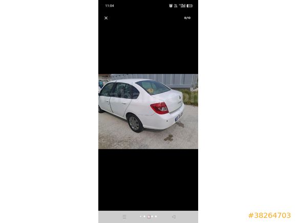 Sahibinden Renault Symbol 1.2 Expression 2012 Model  164000 km Beyaz