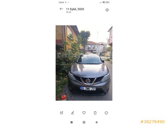 Sahibinden Nissan Qashqai 1.6 dCi Platinum Premium Pack 2015 Model