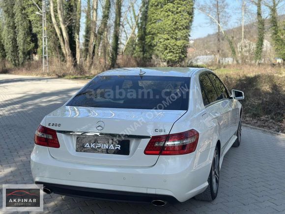 AKPINAR'DAN 2011 MODEL KOMPLE BAKIMLI E200 CGI AMG