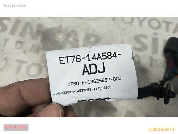 FORD COURİER 2014 2023 SOL ÖN KAPI TESİSATI ÇIKMA ET76-14A584