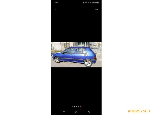 Sahibinden Renault Clio 1.4 RN 1998 Model