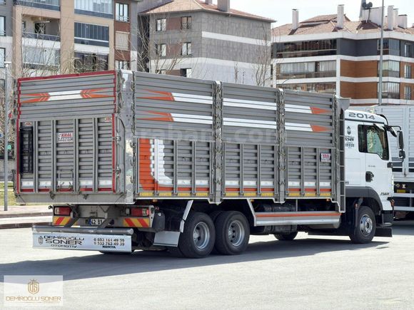 D.SONER OTO'DAN 2014 MAN TGL 12.180 SAÇ DAMPER ORJ.224.000 KM'DE