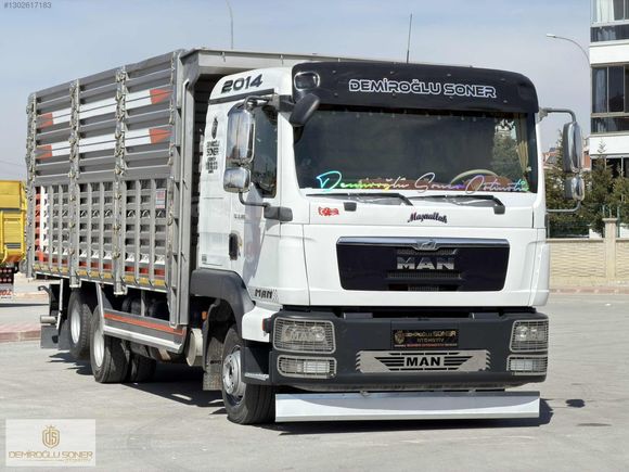 D.SONER OTO'DAN 2014 MAN TGL 12.180 SAÇ DAMPER ORJ.224.000 KM'DE