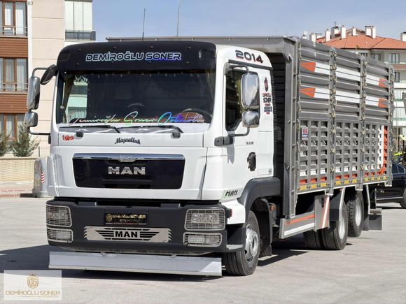 D.SONER OTO'DAN 2014 MAN TGL 12.180 SAÇ DAMPER ORJ.224.000 KM'DE