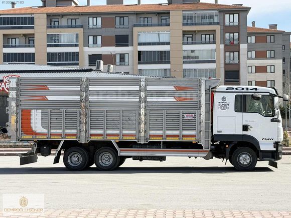 D.SONER OTO'DAN 2014 MAN TGL 12.180 SAÇ DAMPER ORJ.224.000 KM'DE