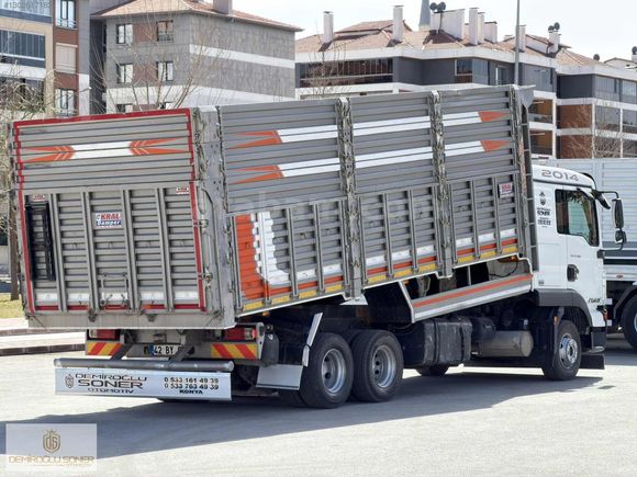 D.SONER OTO'DAN 2014 MAN TGL 12.180 SAÇ DAMPER ORJ.224.000 KM'DE