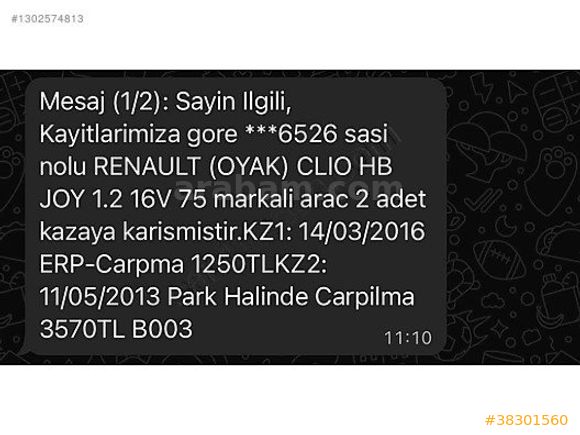 DURU OTOMOTİVDEN 2012 MODEL RENAULT CLİO 1.2 16 V JOY