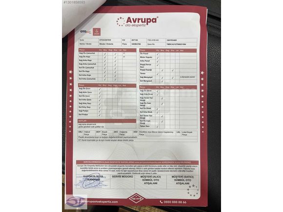 2011 OCTAVİA 1.6 AMBİENTE - BENZİN+LPG - DEĞİŞENİ YOK- 267 000KM