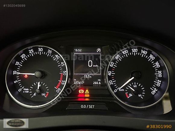 2016 SKODA RAPİD / 1.4 TDI / STYLE / DSG / BAKIMLI / 227.000 KM