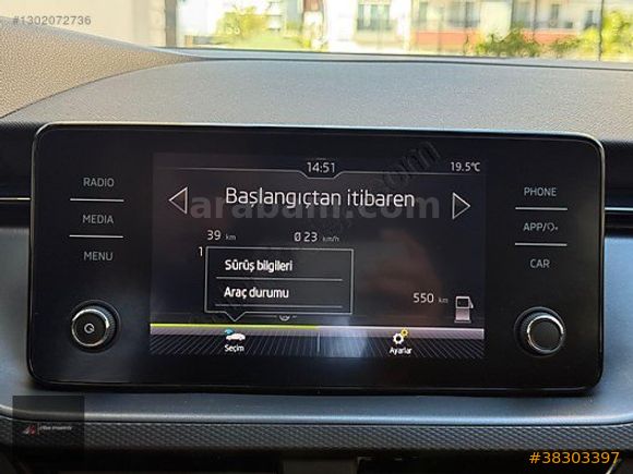 BOYASIZ 2022 SKODA SCALA 1.0 TSİ ELİTE DSG VİTES
