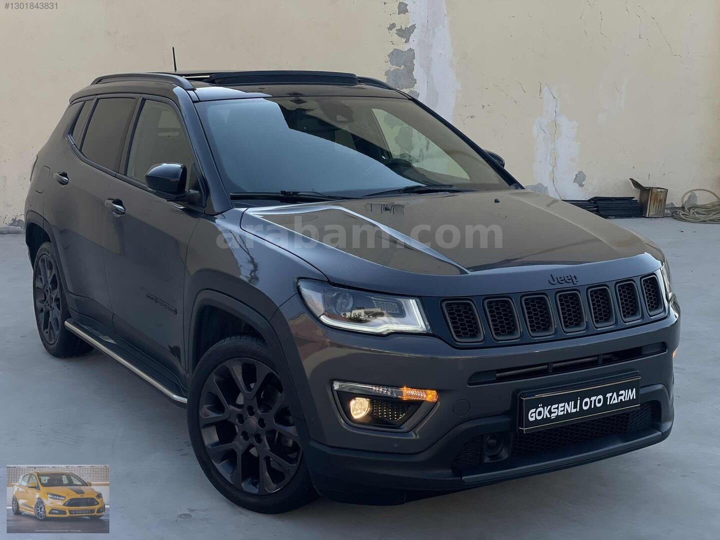 Galeriden Jeep Compass 1.3 GSE S Limited 2021 Model Osmaniye 65.000 km Gri 1