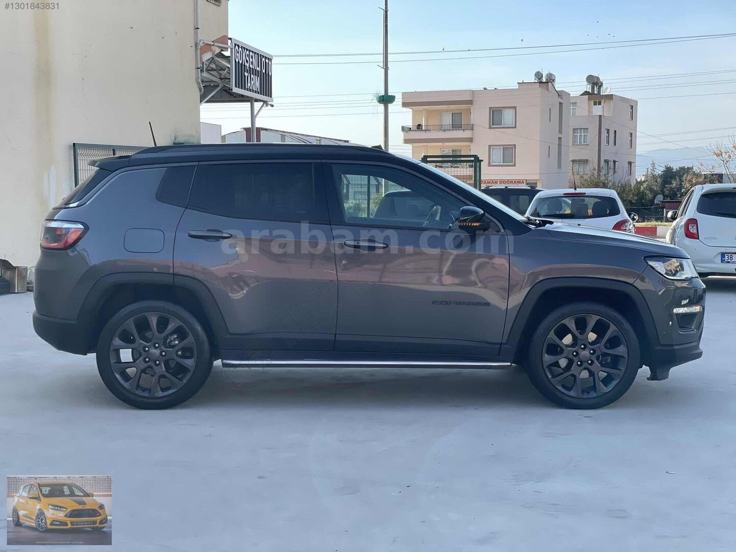 Galeriden Jeep Compass 1.3 GSE S Limited 2021 Model Osmaniye 65.000 km Gri 5