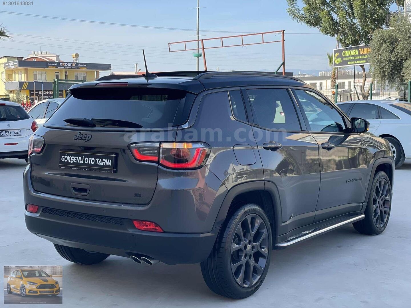 Galeriden Jeep Compass 1.3 GSE S Limited 2021 Model Osmaniye 65.000 km Gri 6