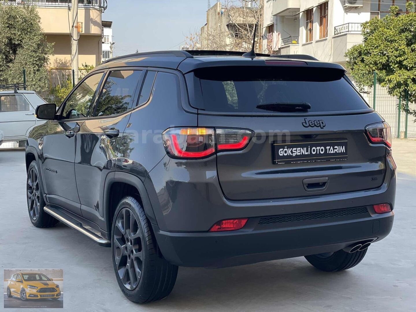 Galeriden Jeep Compass 1.3 GSE S Limited 2021 Model Osmaniye 65.000 km Gri 7