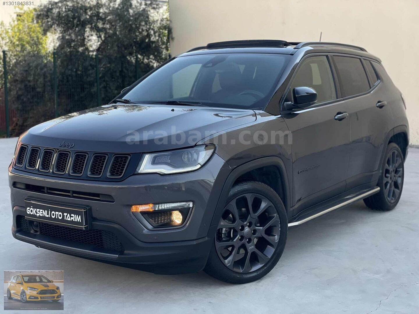 Galeriden Jeep Compass 1.3 GSE S Limited 2021 Model Osmaniye 65.000 km Gri 3