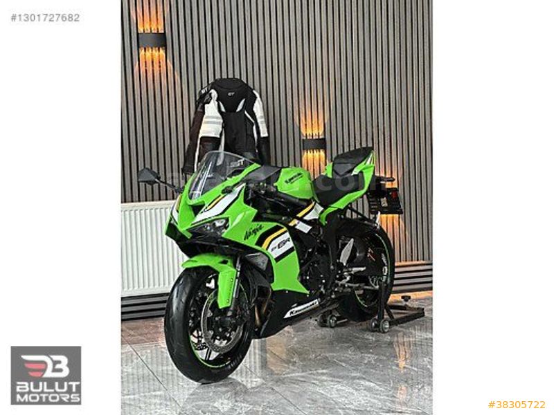るなん　0430 Galeriden Kawasaki Ninja ZX 6R 2025 Model Ankara 6.001 km Yeşil