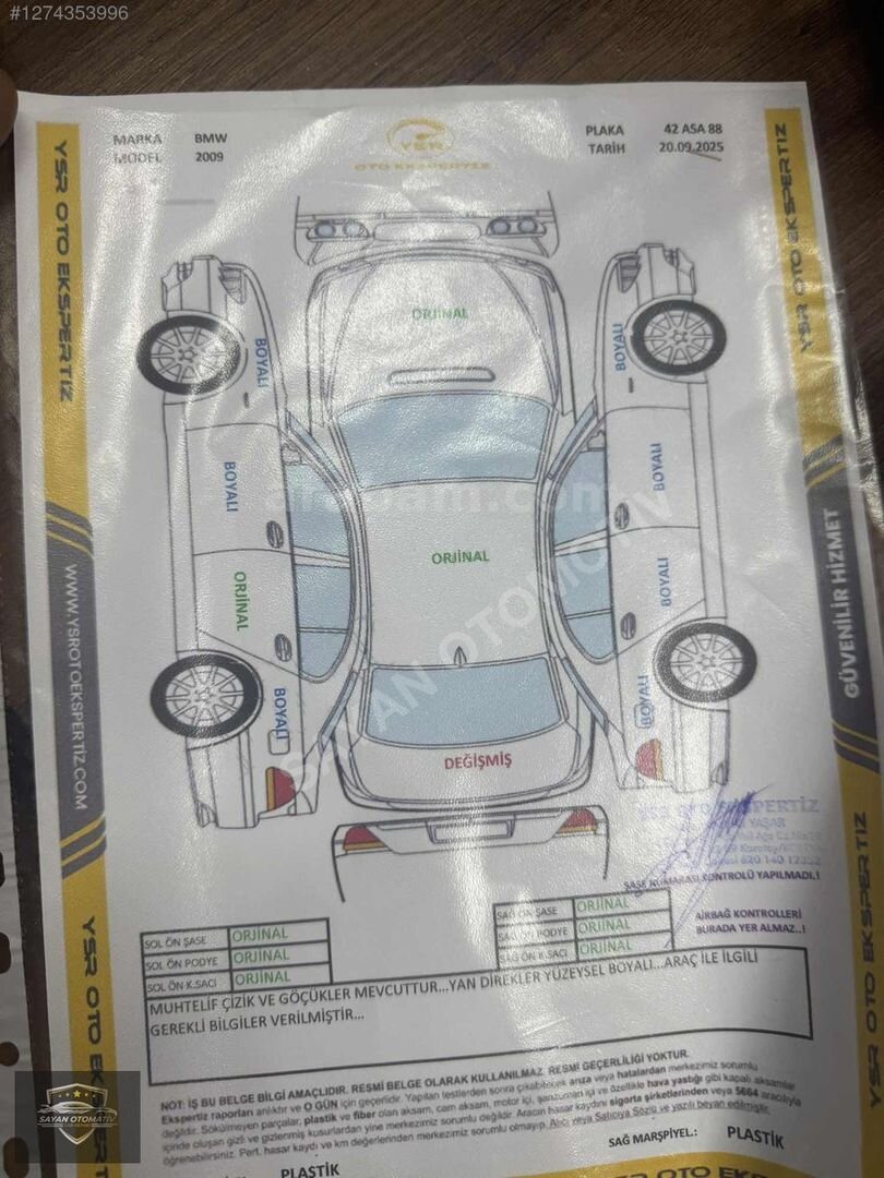 Galeriden BMW 7 Serisi 730d Standart 2009 Model Konya 342.000 km Gri 2