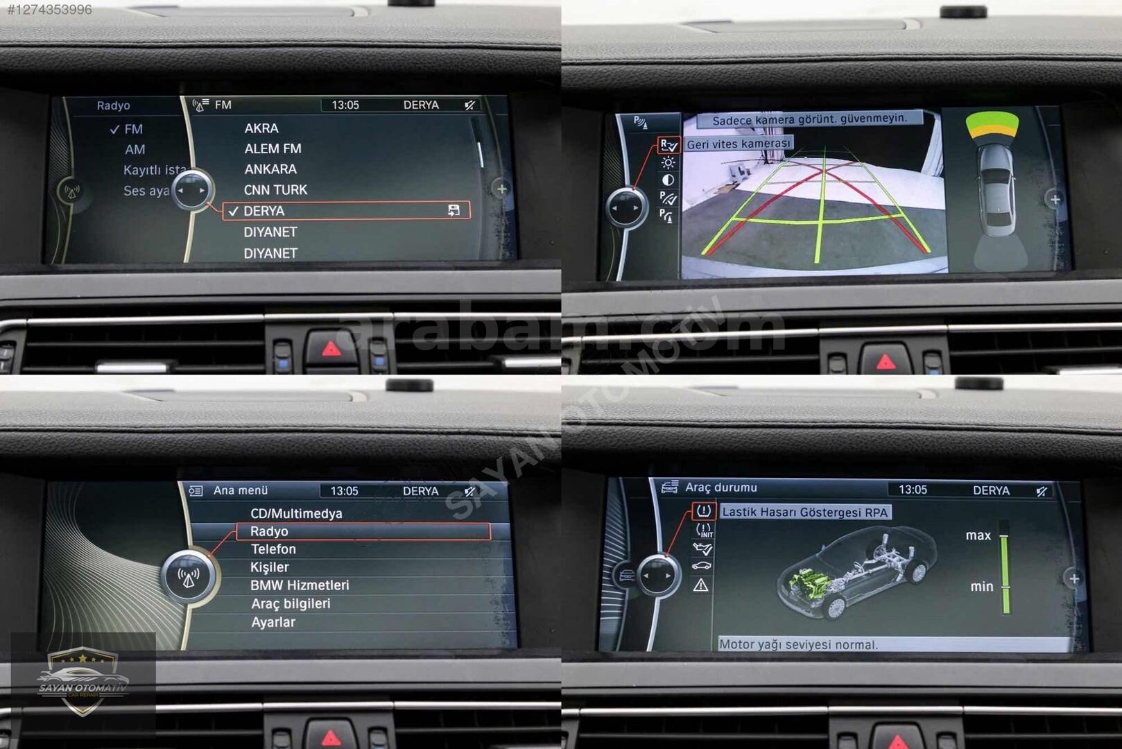 Galeriden BMW 7 Serisi 730d Standart 2009 Model Konya 342.000 km Gri 6