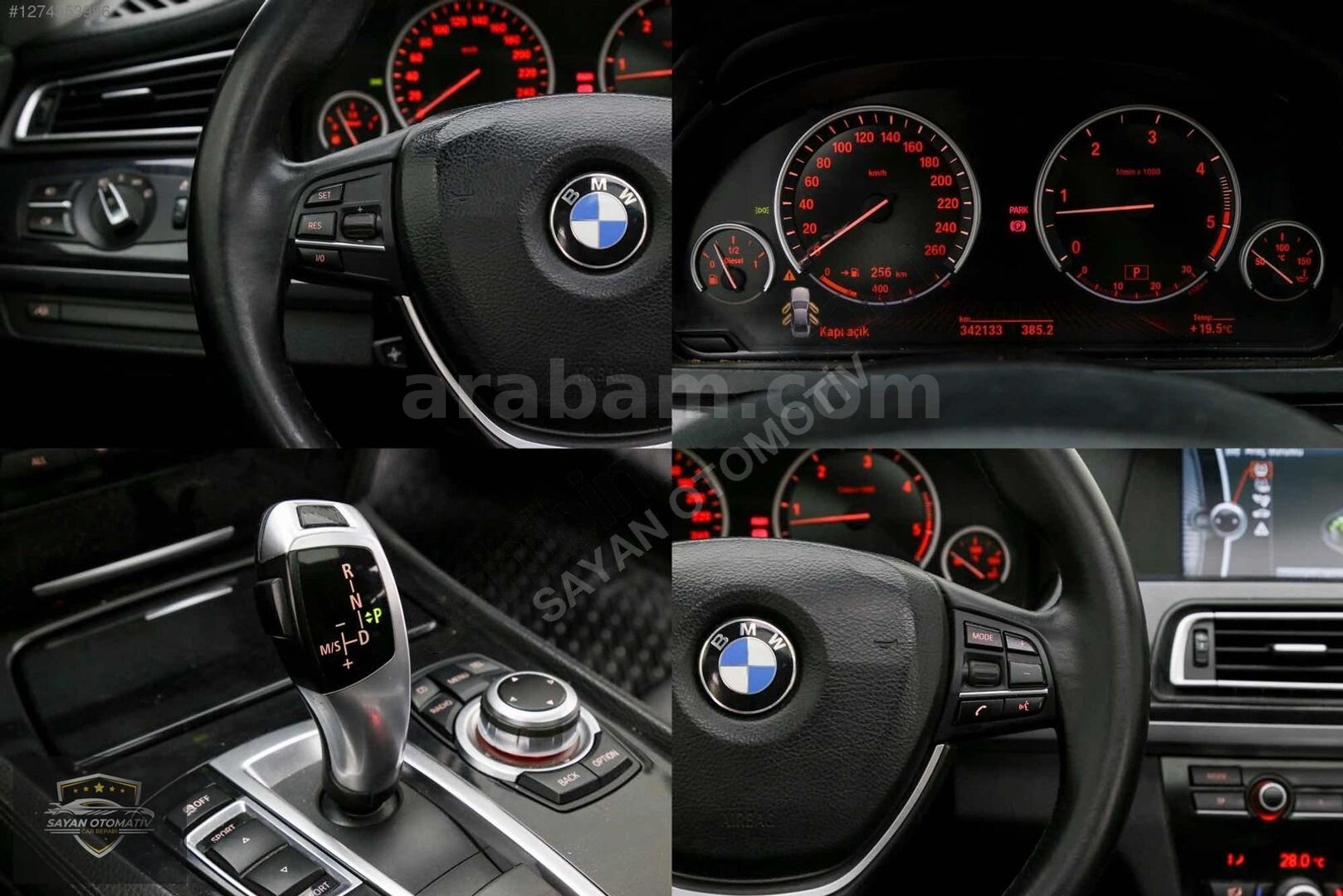 Galeriden BMW 7 Serisi 730d Standart 2009 Model Konya 342.000 km Gri 4