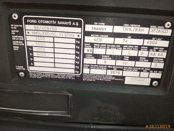 2001 model orginal KM..