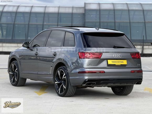 YAMAN-2017 AUDİ Q7 SLİNE+TR'DE TEK HATASIZ BLACK EDİTİON RENK