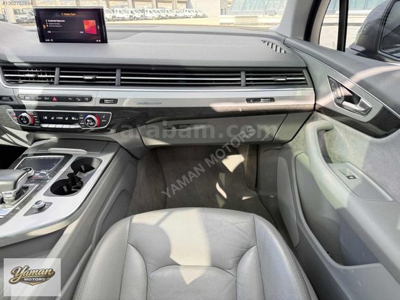 YAMAN-2017 AUDİ Q7 SLİNE+TR'DE TEK HATASIZ BLACK EDİTİON RENK