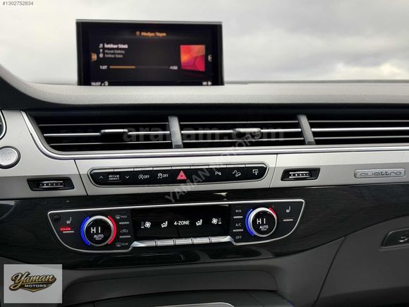 YAMAN-2017 AUDİ Q7 SLİNE+TR'DE TEK HATASIZ BLACK EDİTİON RENK