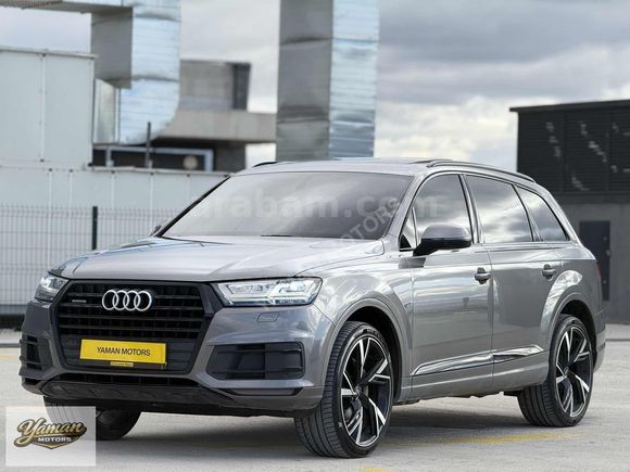 YAMAN-2017 AUDİ Q7 SLİNE+TR'DE TEK HATASIZ BLACK EDİTİON RENK