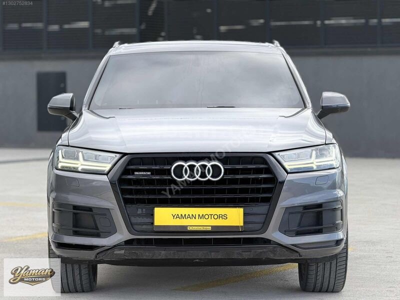 YAMAN-2017 AUDİ Q7 SLİNE+TR'DE TEK HATASIZ BLACK EDİTİON RENK 2