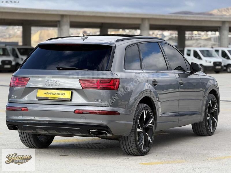 YAMAN-2017 AUDİ Q7 SLİNE+TR'DE TEK HATASIZ BLACK EDİTİON RENK 6