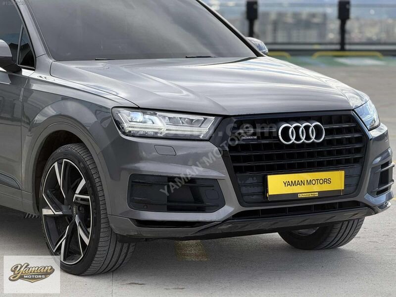 YAMAN-2017 AUDİ Q7 SLİNE+TR'DE TEK HATASIZ BLACK EDİTİON RENK 4