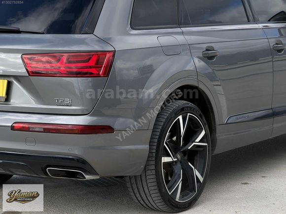 YAMAN-2017 AUDİ Q7 SLİNE+TR'DE TEK HATASIZ BLACK EDİTİON RENK