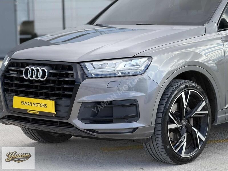 YAMAN-2017 AUDİ Q7 SLİNE+TR'DE TEK HATASIZ BLACK EDİTİON RENK 5