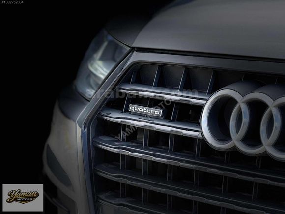 YAMAN-2017 AUDİ Q7 SLİNE+TR'DE TEK HATASIZ BLACK EDİTİON RENK