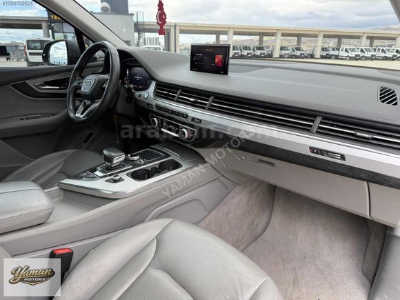 YAMAN-2017 AUDİ Q7 SLİNE+TR'DE TEK HATASIZ BLACK EDİTİON RENK