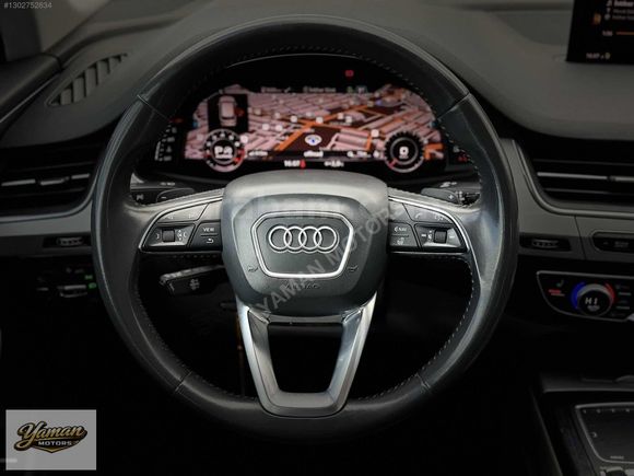 YAMAN-2017 AUDİ Q7 SLİNE+TR'DE TEK HATASIZ BLACK EDİTİON RENK