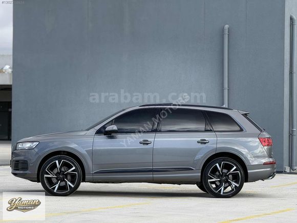 YAMAN-2017 AUDİ Q7 SLİNE+TR'DE TEK HATASIZ BLACK EDİTİON RENK