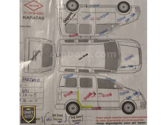 ÜMİT AUTO/2015/CAM TAVAN/PARTNER/ZENITH/