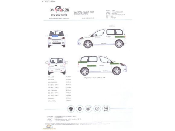 2012 FORD TOURNEO CONNECT 1.8 TDCİ K210S