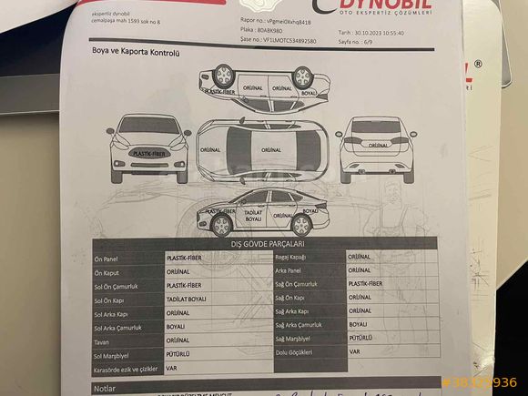 Sahibinden Renault Megane 1.5 dCi Dynamique 2006 Model 