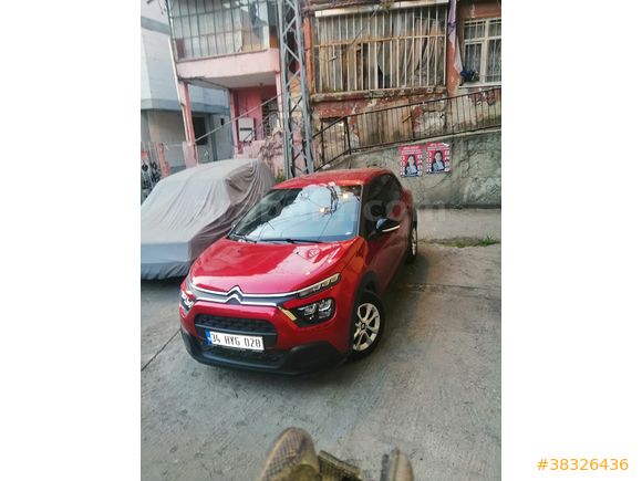 2023 Model – 2024 Trafiğe Çıkışlı Citroen C3 1.2 PureTech Feel – 25.200 KM