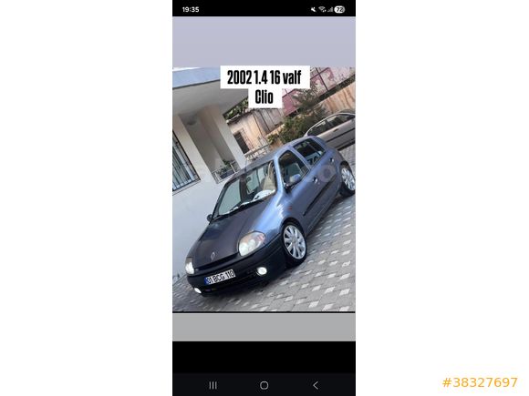 Sahibinden Renault Clio 1.4 RXT 2002 Model