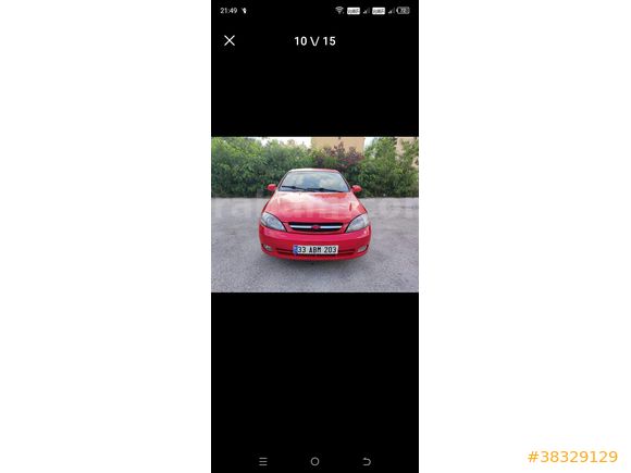 Sahibinden Chevrolet Lacetti 1.6 SX 2009 Model