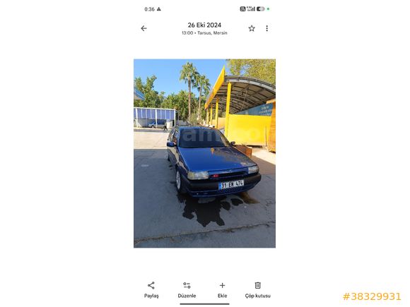 Sahibinden Fiat Tipo 1.6 SX 1999 Model