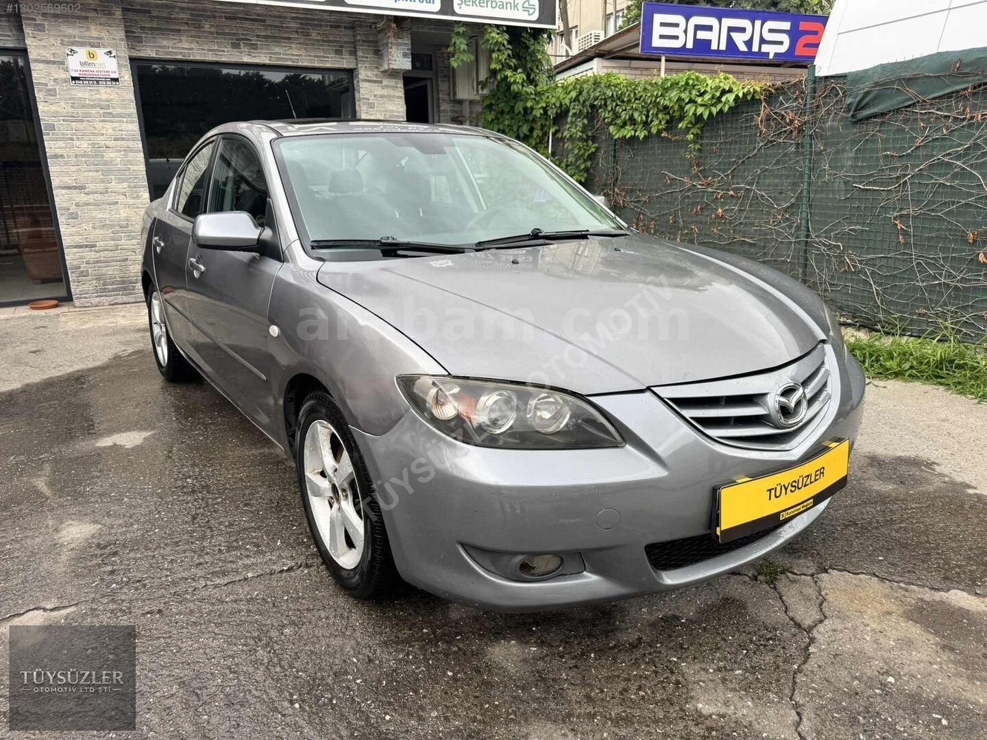 Galeriden Mazda 3 1.6 Dynamic 2005 Model İstanbul 299.000 km Gri 2